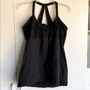 Lulu Lemon black bra tank